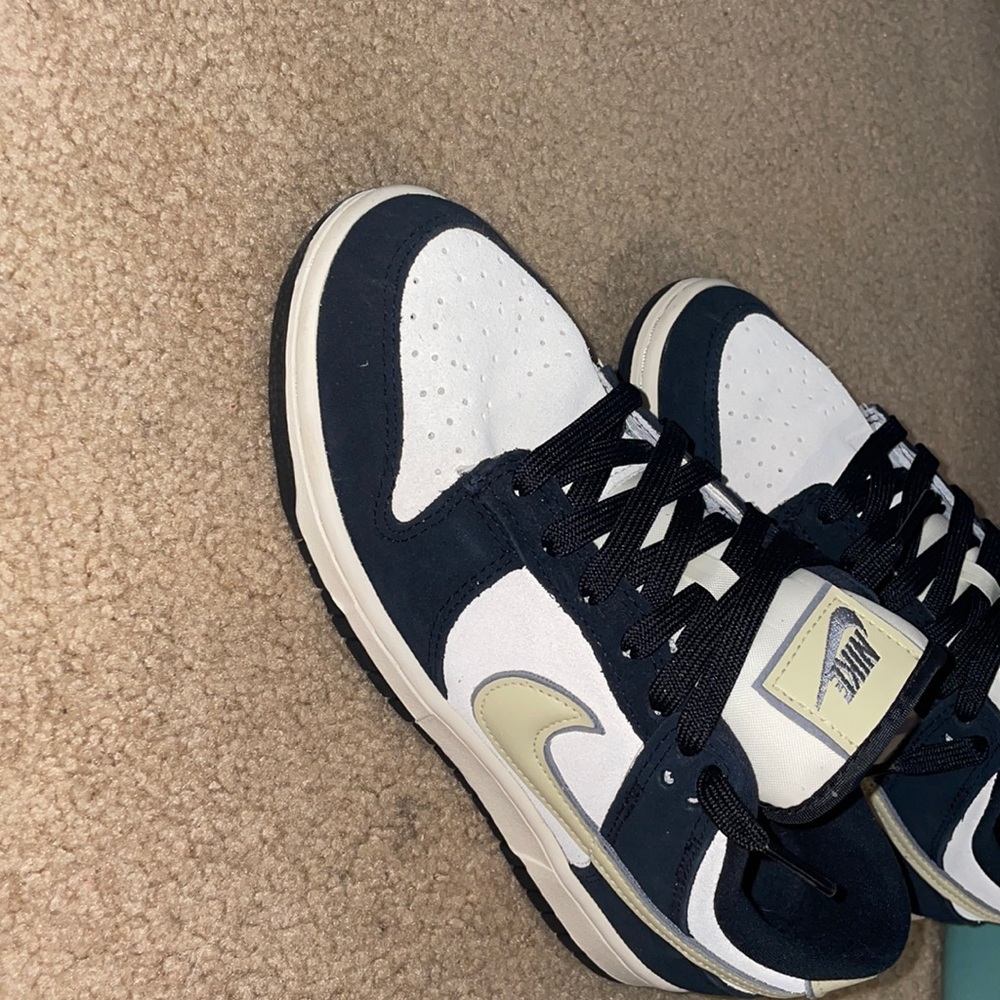 Nike Dunk Low LX in Black and Gold - Picture 1 of 7